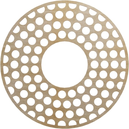 Ekena Millwork Fink Wood Fretwork Pierced Ceiling Medallion, Hickory, 38"OD x 13 3/4"ID x 1/4"T CMWP38X38X0250FFHI